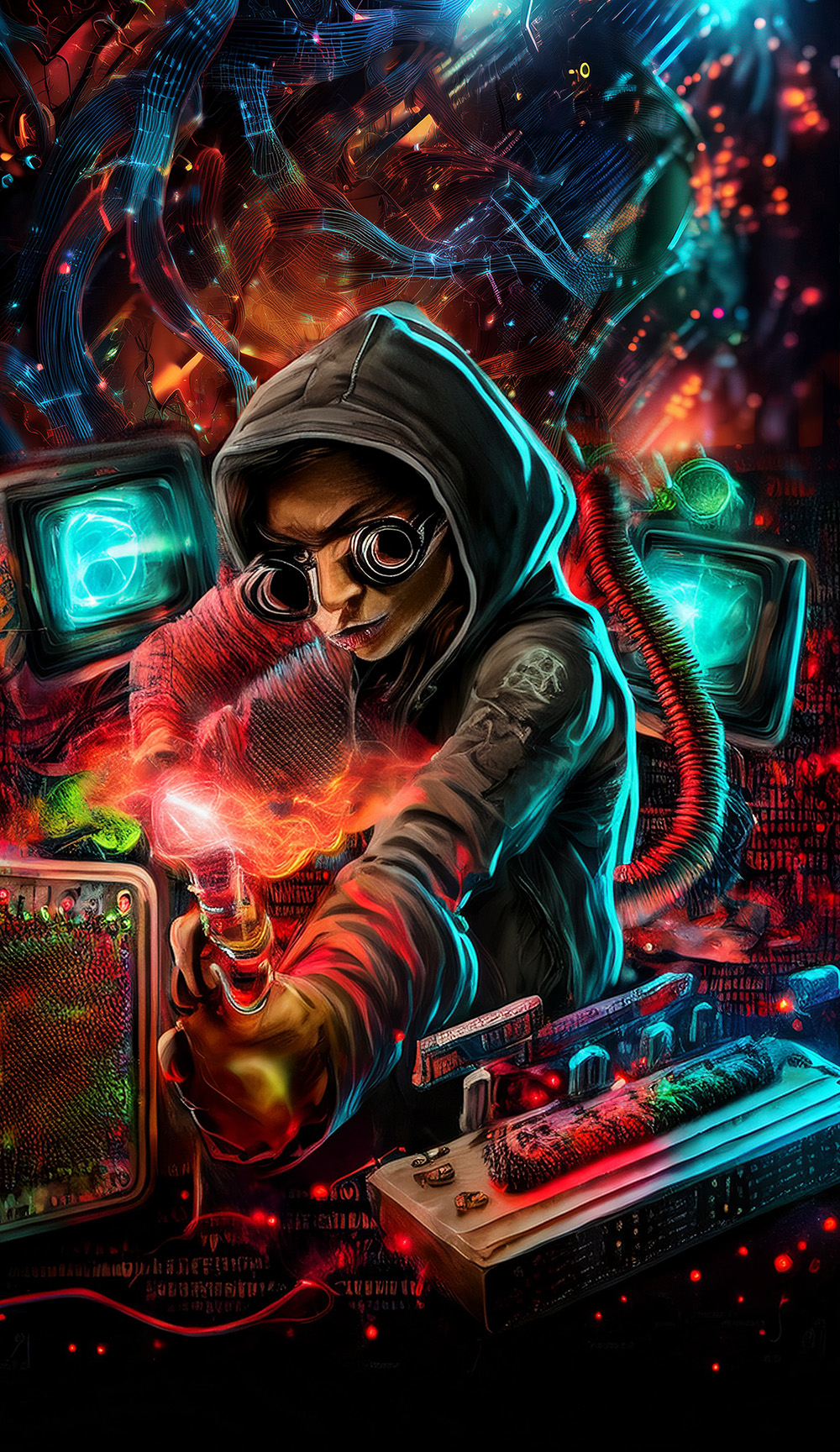 Portrait of The Badge Dev — "Firmware Patch"